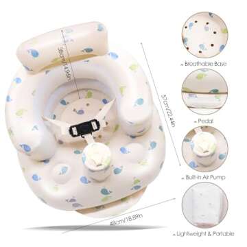 AirSwim Baby Inflatable Seat for Safe Sitting Fun
