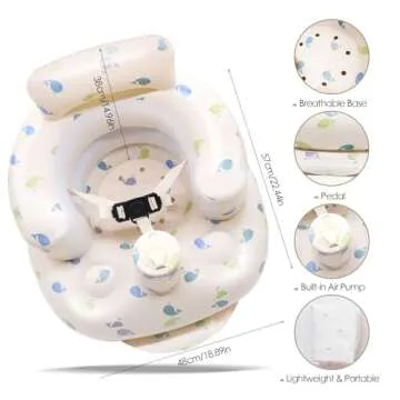 AirSwim Baby Inflatable Seat for Safe Sitting Fun