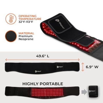LifePro Infrared Red Light Therapy Belt for Pain Relief