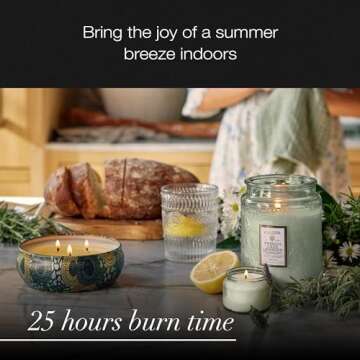 Voluspa French Cade Lavender Petite Candle, 3.2 oz