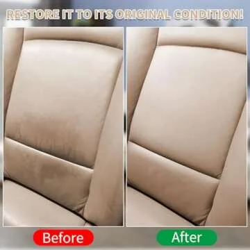 BSCPAM Beige Leather Recoloring Balm,Leather Couch Scratch/Stain Remover,Leather Repair kit for Vinyl Furniture and Car Interior,Leather Dye Paint for Scratched and Faded Leather Couches