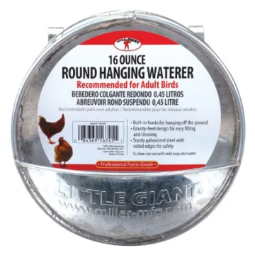 Hanging Poultry Waterer Ideal for Chicken and Goat Hydration