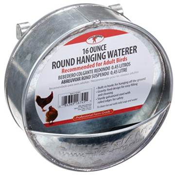 Durable Hanging Poultry Waterer for Chickens and Goats