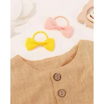 Cute 40PCS Mini Hair Bows for Baby Girls - Multi-colored