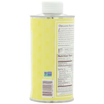 La Tourangelle Organic Sunflower Oil - High Heat Cooking Oil