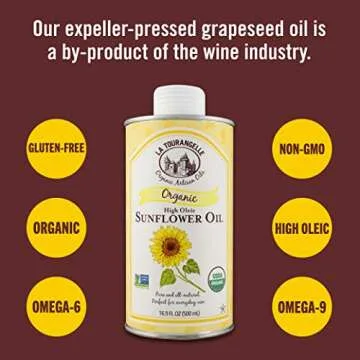La Tourangelle Organic Sunflower Oil - High Heat Cooking Oil