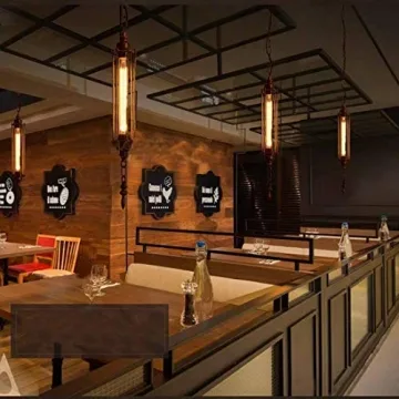 YFXRLIGHT Dimmable T10 LED 8W Warm White Edison Bulb