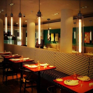 YFXRLIGHT Dimmable T10 LED 8W Warm White Edison Bulb