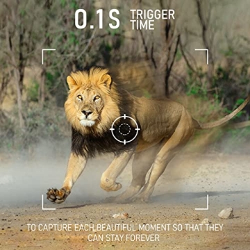 Vikeri 4K 32MP Trail Camera Perfect for Wildlife Monitoring