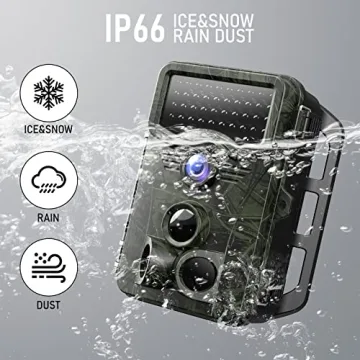 Vikeri 4K 32MP Trail Camera Perfect for Wildlife Monitoring