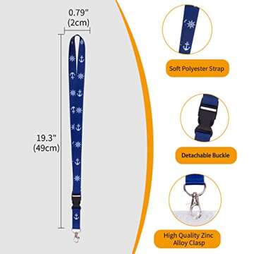 Waterproof Lanyards for Cruise Ships - 3 Pack Starter Kit