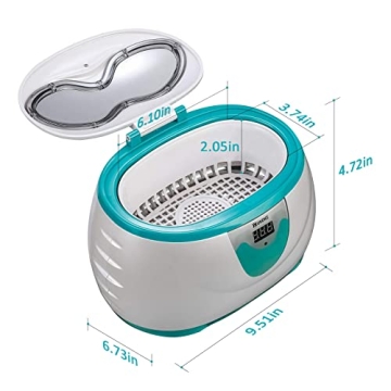 UKOKE USC06G Ultrasonic Jewelry Cleaner - Safe & Effective