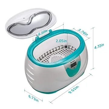 UKOKE USC06G Ultrasonic Jewelry Cleaner - Safe & Effective