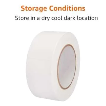 Amazon Basics No Residue, Non-Reflective Gaffers Tape - 2 Inch x 90 Feet, White