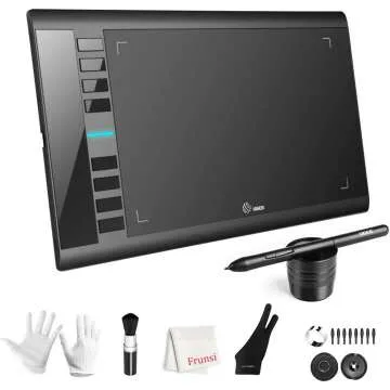 UGEE M708 Drawing Tablet with Passive Stylus 8192 Levels