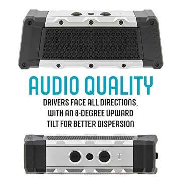 Fugoo Tough 2.0 Waterproof Bluetooth Speaker for All