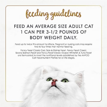 Purina Fancy Feast Seafood Classic Pate, Variety Pack of 30 Cans