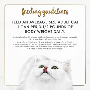 Purina Fancy Feast Seafood Classic Pate, Variety Pack of 30 Cans