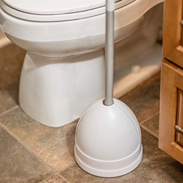 Kleen Freak Antibacterial Twister Plunger Caddy for Bathrooms