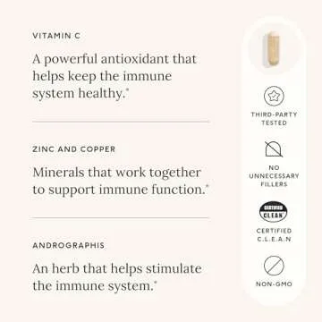 Care/of Immune Support Supplement - Immunity Vitamins and Vitamin Immune Support for Adults, C.L.E.A.N Non-GMO Immunity Supplement for Immune Defense and Immune Support- 30 Immune Vitamins