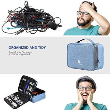 Travel Electronics Organizer for All Your Devices