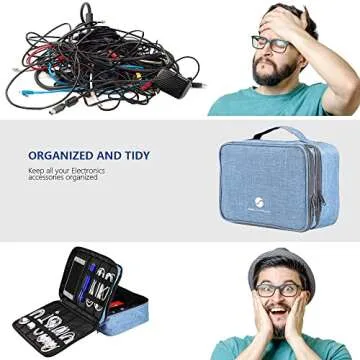 Travel Electronics Organizer for All Your Devices