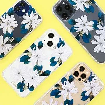 Sonix | Compatible with MagSafe iPhone 14 Pro Max Case Floral | 10ft Drop Tested | Delilah Flower