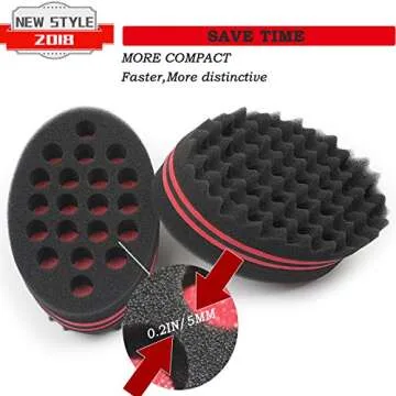 AIR&TREE Magic Barber Sponge Brush for Professional Waves