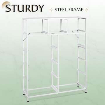 WLIVE Tall Dresser for Bedroom, Fabric Dresser Storage Tower, Dresser & Chest of Drawers Organizer Unit with 11 Drawers, Storage Cabinet, Hallway, Closets, Steel Frame, Wood Top