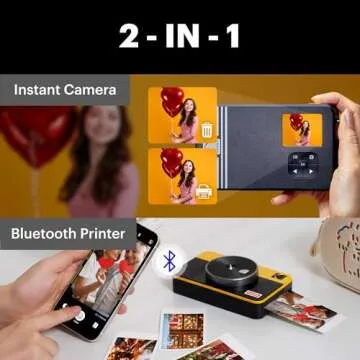 KODAK Mini Shot 2 Retro 4PASS Instant Camera & Printer