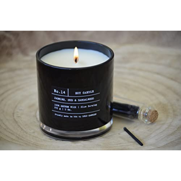 Lulu Candles: Jasmine Oud & Sandalwood Luxury Scented Soy Candle