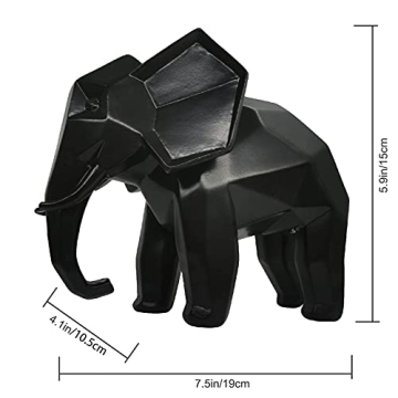 Elegant HOWFIELD Abstract Elephant Sculpture for Home Decor