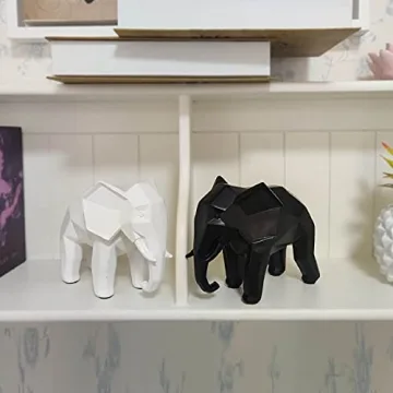 Elegant HOWFIELD Abstract Elephant Sculpture for Home Decor