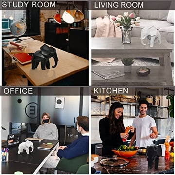 Elegant HOWFIELD Abstract Elephant Sculpture for Home Decor