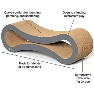 PetFusion Ultimate Cat Scratcher Lounge Durable Reversible Scratcher