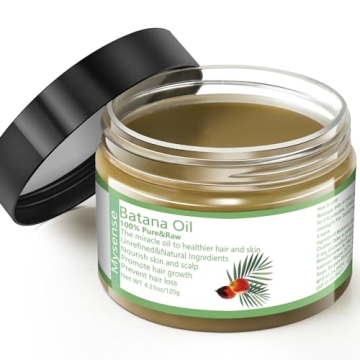 Mysense Raw Batana Oil, 100% Pure Unrefined and Organic Growth Oil from Honduras, Scalp Care for Wom...