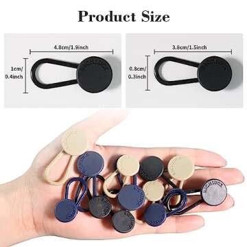 Comfortable RichLuck 12Pcs Jeans Button Extenders
