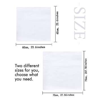 SATINIOR Chiffon Scarf Square Neck Scarf Handkerchief Retro Satin Ribbon Scarf for Women Girls