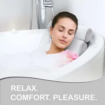 PEULEX Comfort Bath Pillow for Luxurious Relaxation