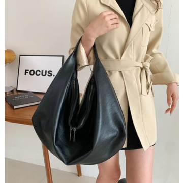 wudfume Super Large Dumpling Bag for Effortless Style