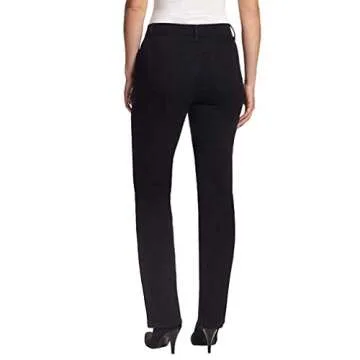Gloria Vanderbilt Women's Amanda Classic High Rise Tapered Jean Standard, Black-DS, 12 Short