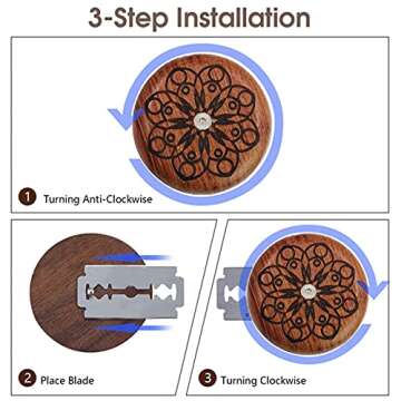 UFO Bread Lame Cutter for Homemade Sourdough Bread Bakers, Slashing Tool Cutting Bread Scoring Knife...