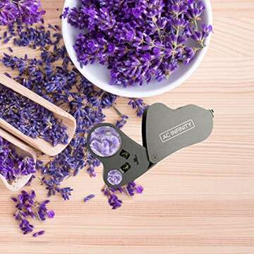 AC Infinity Jewelers Loupe with LED Light & Dual Lenses