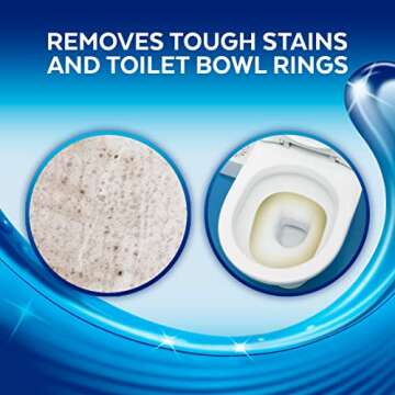 Lysol Power Toilet Bowl Cleaner Gel, For Cleaning and Disinfecting, Stain Removal, 24oz