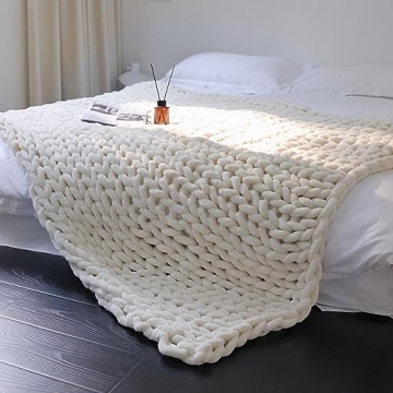 Cozy Handmade Chenille Blanket 40×50 Inch