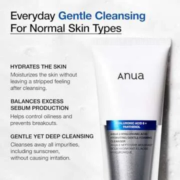 Gentle Foaming Cleanser for Sensitive Skin - ANUA