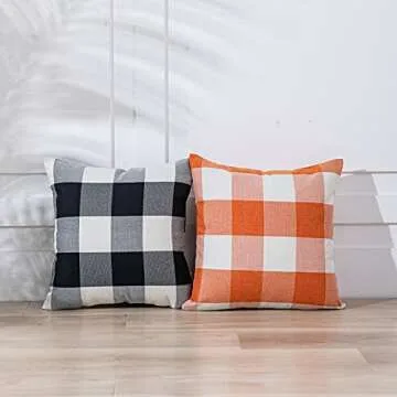 Anickal Fall Pillow Covers for Rustic Home Decor