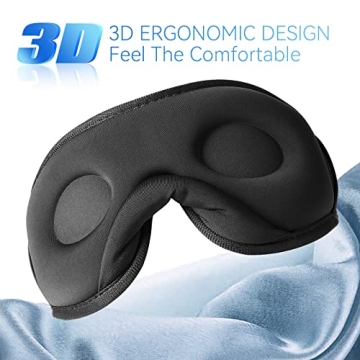 Bluetooth Sleep Headphones Eye Mask for Insomnia Travel