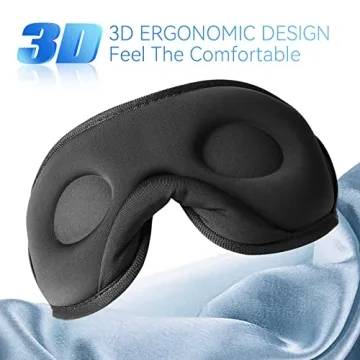 Bluetooth Sleep Headphones Eye Mask for Insomnia Travel