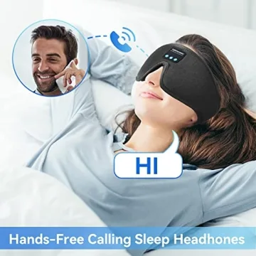 Bluetooth Sleep Headphones Eye Mask for Insomnia Travel